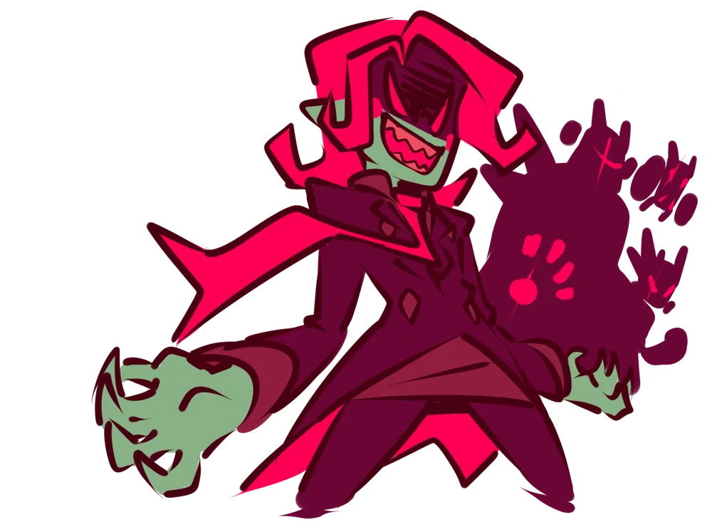 Witchpunk boss character art