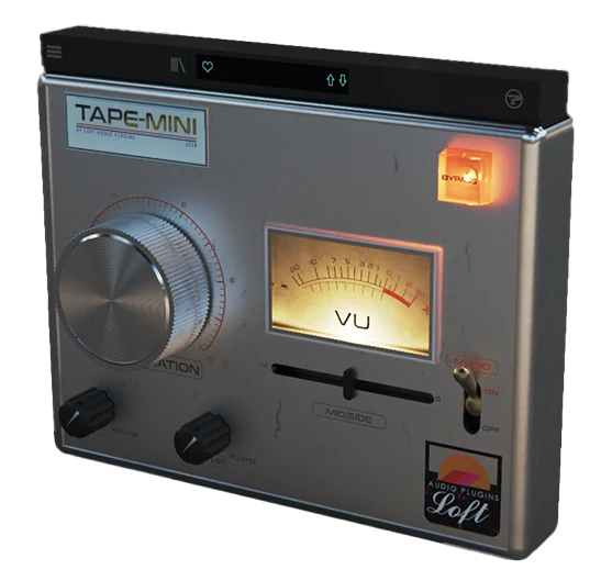 TAPE-MINI, a tape saturation plug-in by Loft Audio Plugins